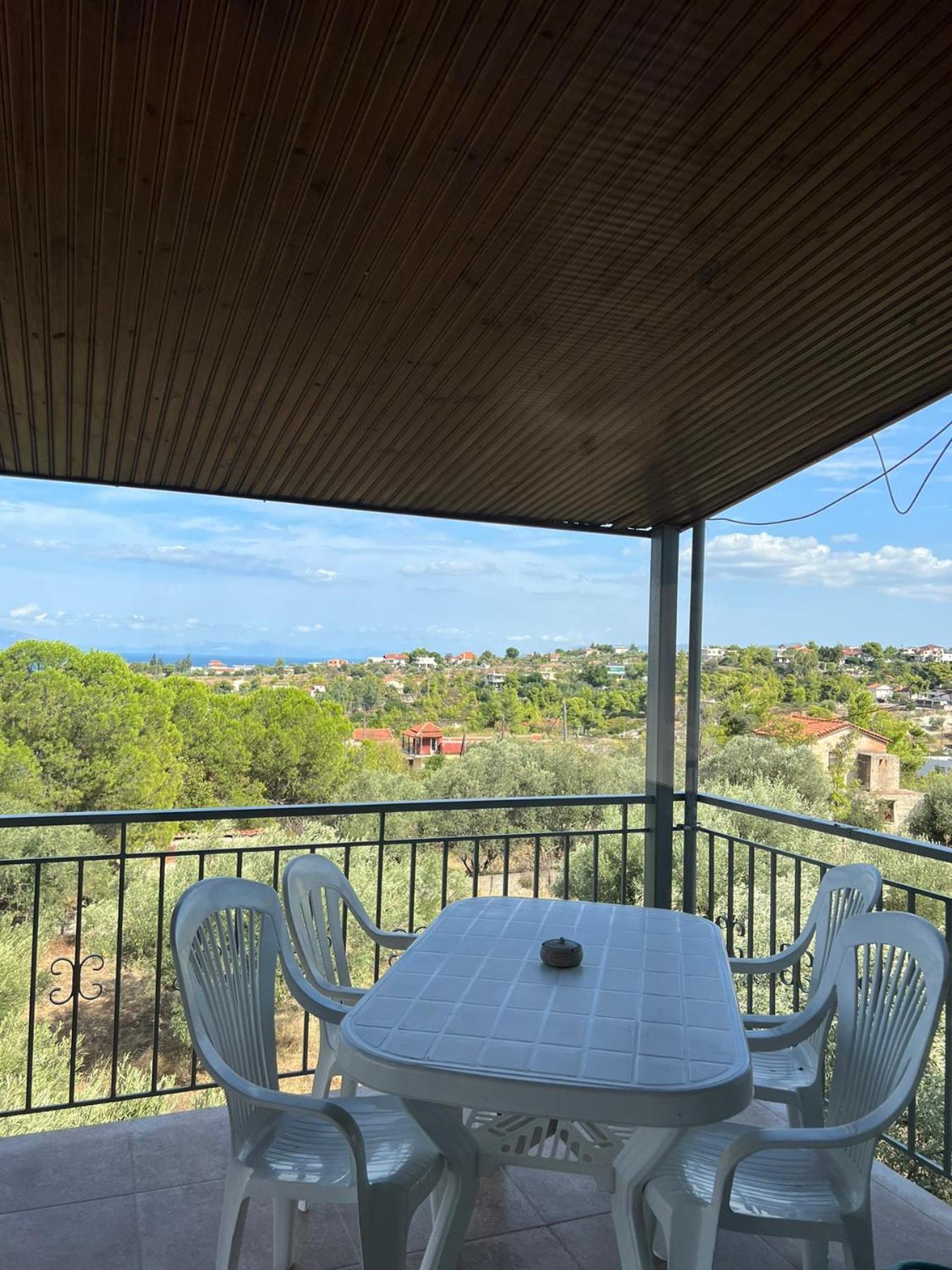 Xenia'S Seaview House Villa Paralia Avlidhos Eksteriør bilde